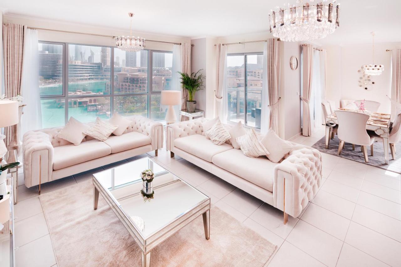 Elite Royal Apartment - Full Burj Khalifa & Fountain View - Brilliant - 2 Bedrooms & 1 Open Bedroom Without Partition 迪拜 外观 照片