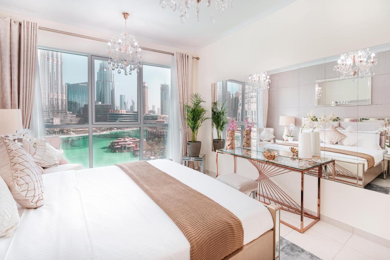 Elite Royal Apartment - Full Burj Khalifa & Fountain View - Brilliant - 2 Bedrooms & 1 Open Bedroom Without Partition 迪拜 外观 照片