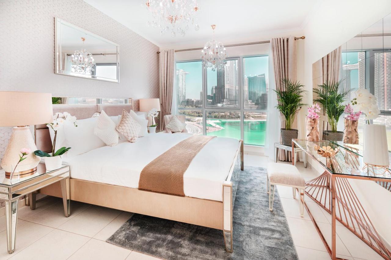 Elite Royal Apartment - Full Burj Khalifa & Fountain View - Brilliant - 2 Bedrooms & 1 Open Bedroom Without Partition 迪拜 外观 照片